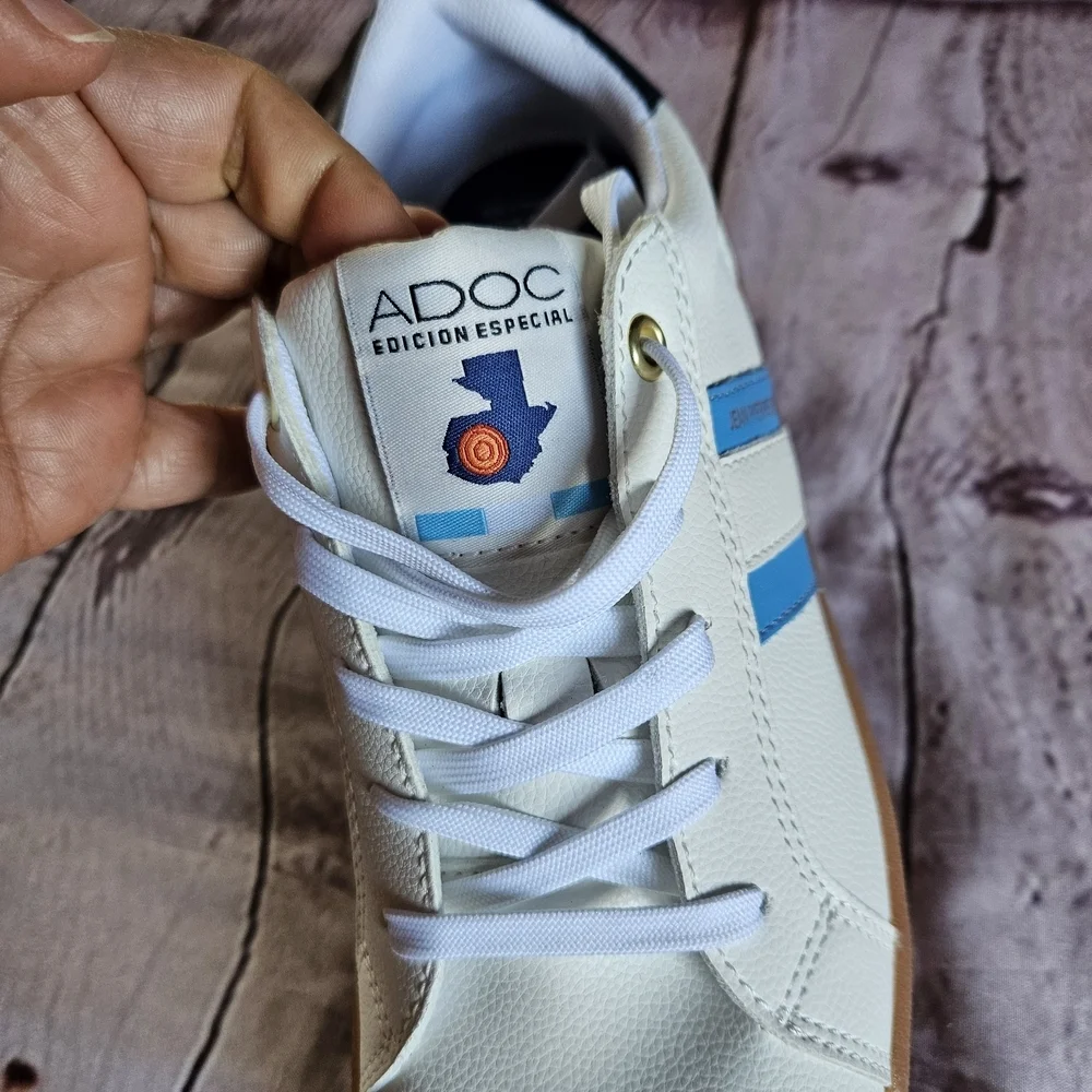 ADOC Limtd Edition Huellas De Gloria Leather Sneakers Guatemala Jean Pierre Brol